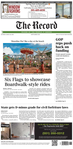 Cover of The Bergen Record