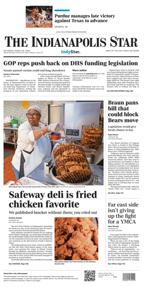 Cover of The Indianapolis Star