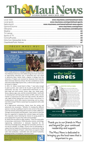 Cover of The Maui News - Weekender