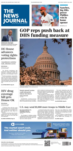 Cover of The News Journal