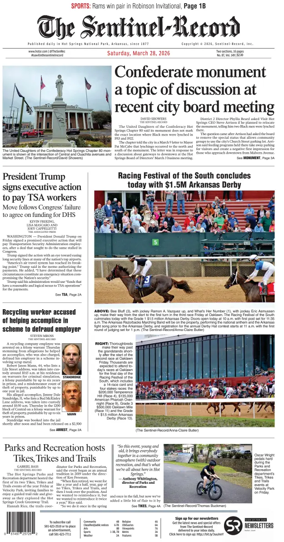 Cover of The Sentinel-Record