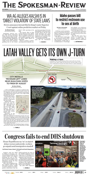 Cover of The Spokesman-Review (Spokane)