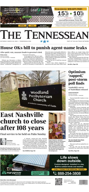 Cover of The Tennessean