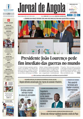 Cover of Jornal de Angola