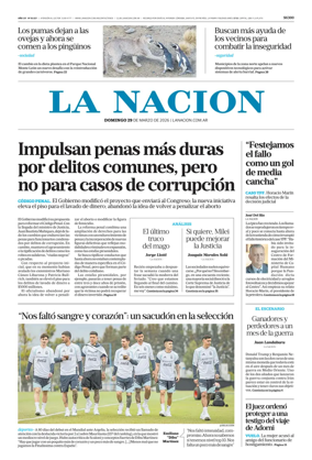 Cover of La Nacion