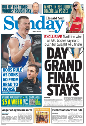 Cover of Herald Sun