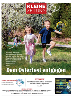 Cover of Kleine Zeitung Kaernten
