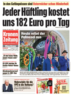 Cover of Kronen Zeitung