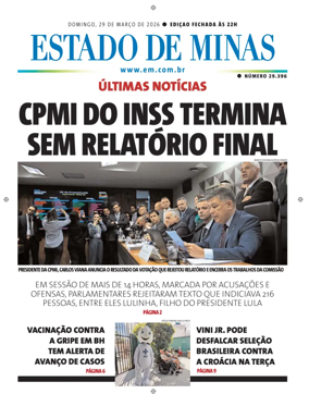 Cover of Estado de Minas (Brazil)