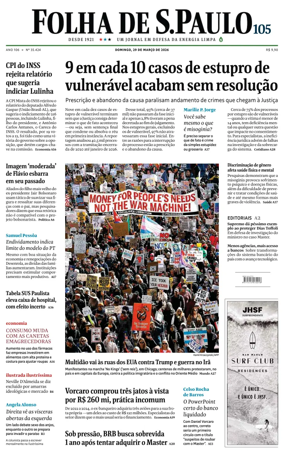 Cover of Folha de S.Paulo