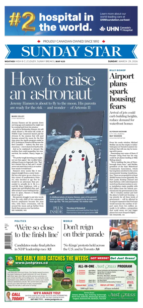 Cover of Toronto Star