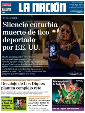 Cover of La Nacion (Costa Rica)