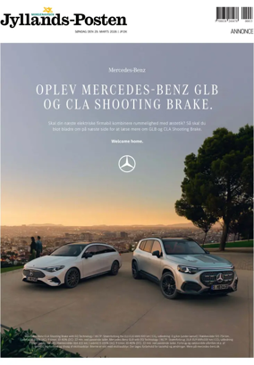 Cover of Jyllands-Posten Sondag