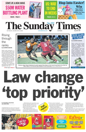 Cover of The Fiji Times