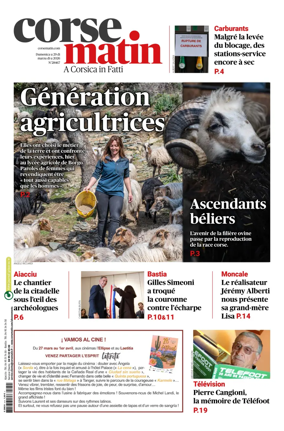 Cover of Corse Matin