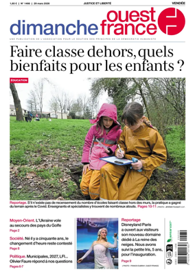 Cover of Dimanche Ouest France (Vendee)