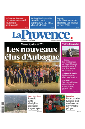 Cover of La Provence Aubagne-La Ciotat