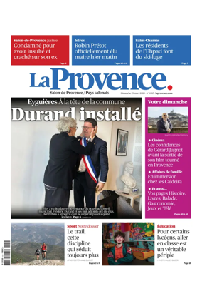 Cover of La Provence Salon-de-Provence / Pays salonais