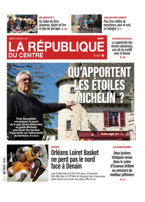 Cover of La Republique du Centre (Orleans - Loiret))