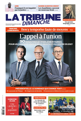 Cover of La Tribune Dimanche (France)