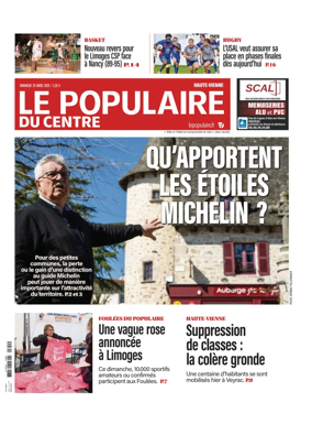 Cover of Le Populaire du Centre (Haute-Vienne)