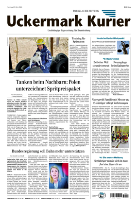 Cover of Prenzlauer Zeitung