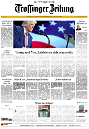 Cover of Trossinger Zeitung