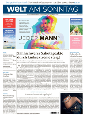 Cover of Welt am Sonntag