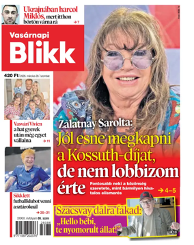 Cover of Vasarnapi Blikk