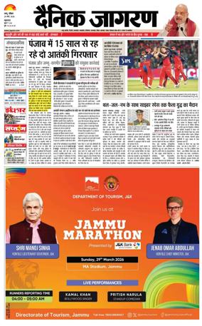 Cover of Dainik Jagran - Jammu