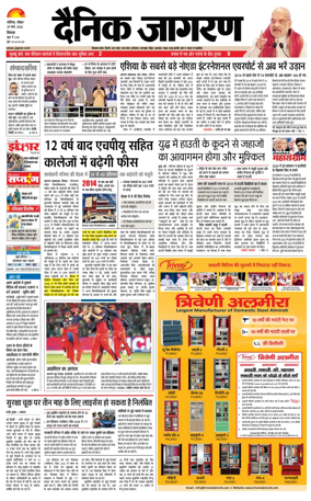 Cover of Dainik Jagran - Shimla