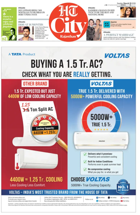 Cover of Hindustan Times (Jaipur) - City