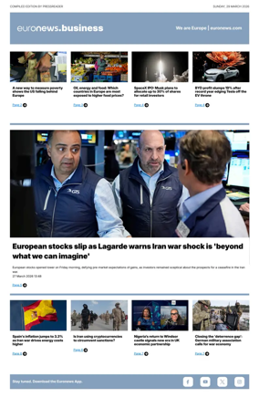 Cover of Euronews Business