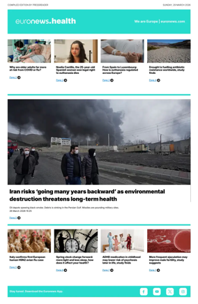 Cover of Euronews Health (English) Compiled Edition