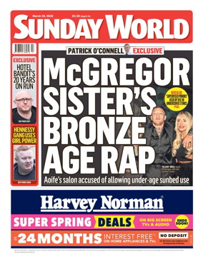 Cover of Sunday World (Ireland)