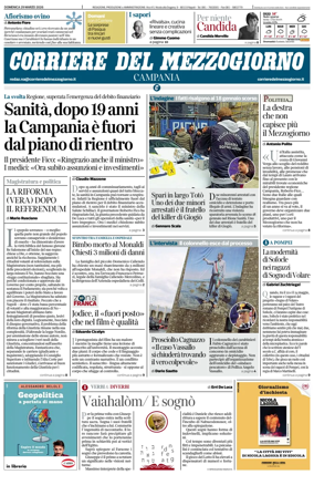 Cover of Corriere del Mezzogiorno (Campania)