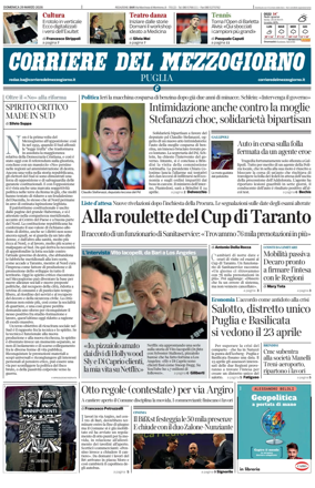 Cover of Corriere del Mezzogiorno (Puglia)