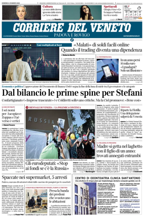 Cover of Corriere del Veneto (Padova e Rovigo)