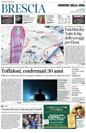 Cover of Corriere della Sera (Brescia)