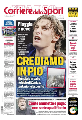 Cover of Corriere dello Sport