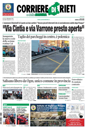 Cover of Corriere di Rieti