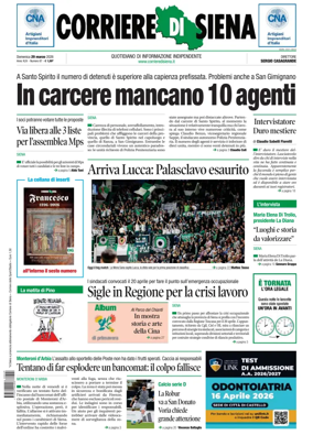 Cover of Corriere di Siena