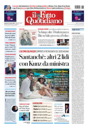 Cover of Il Fatto Quotidiano