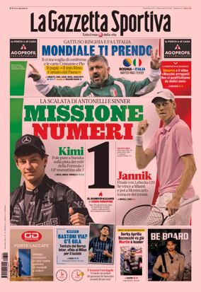 Cover of La Gazzetta dello Sport - Milano