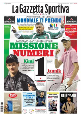 Cover of La Gazzetta dello Sport - Roma