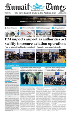 Cover of Kuwait Times