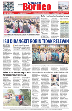 Cover of Utusan Borneo (Sabah)