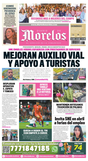 Cover of Diario de Morelos