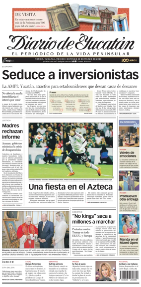 Cover of Diario de Yucatan