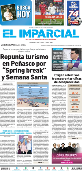 Cover of El Imparcial